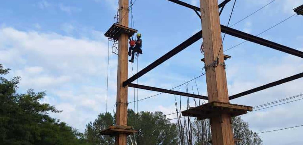 Vista panoramica del parco avventura completato – Valorizzazione parco pubblico Orbassano