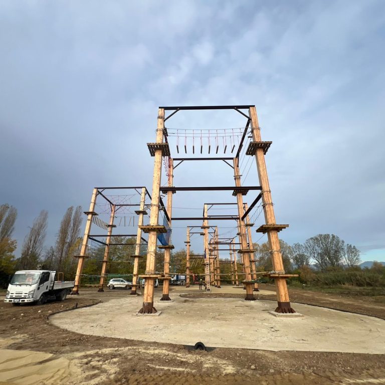 Prova di resistenza e controllo tecnico della struttura – Parco avventura artificiale Orbassano